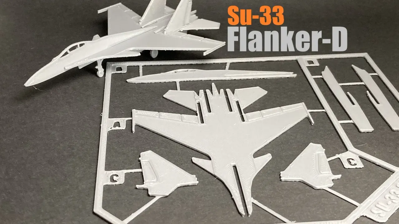 Su-33 Flanker-D Kit Card by PhabulousPhantom | Download free STL
