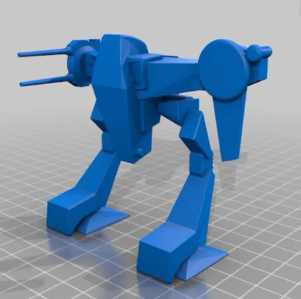 Orguss Ishforn (low poly) by MazingerZeta | Download free STL model ...