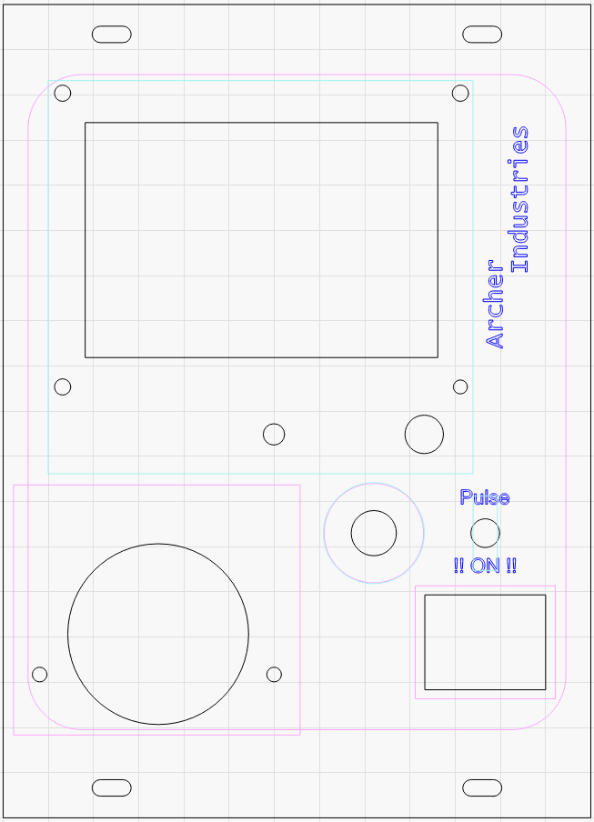 K40 Mini Custom Control Panel for Cohesion3D/RepRapDiscount LCD and Ammeter/Current Meter