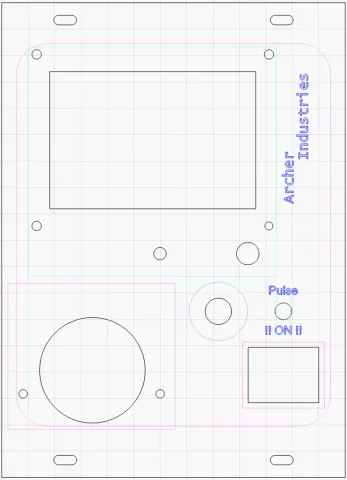 K40 Mini Custom Control Panel for Cohesion3D/RepRapDiscount LCD and Ammeter/Current Meter