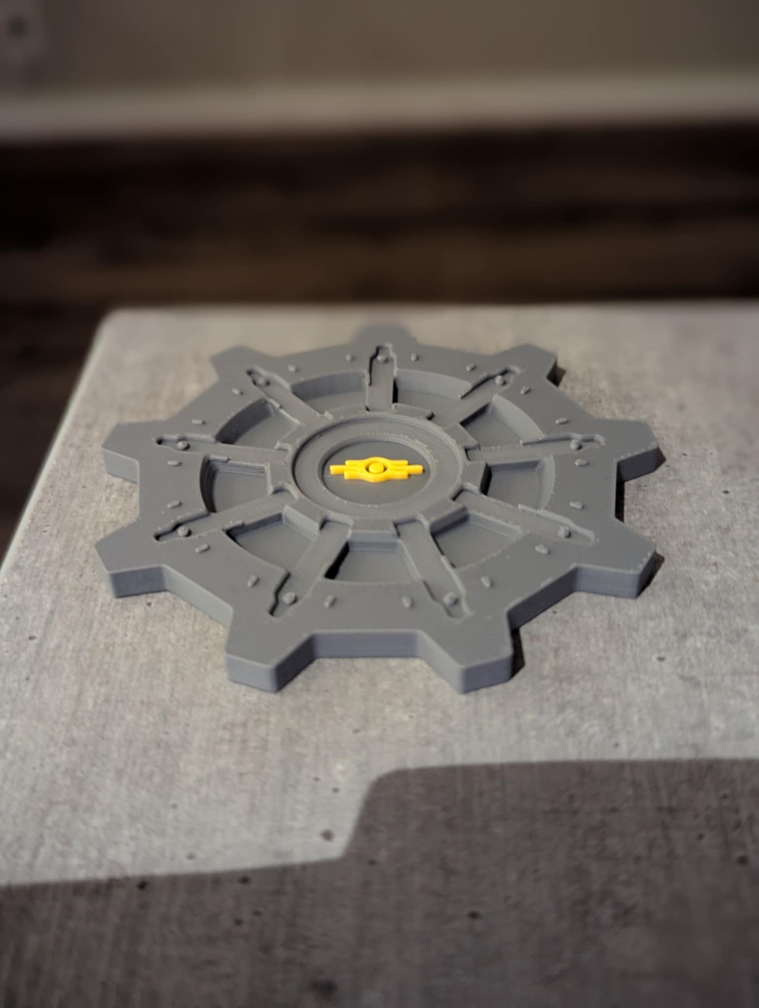 Vault Door Coaster Fallout inspired