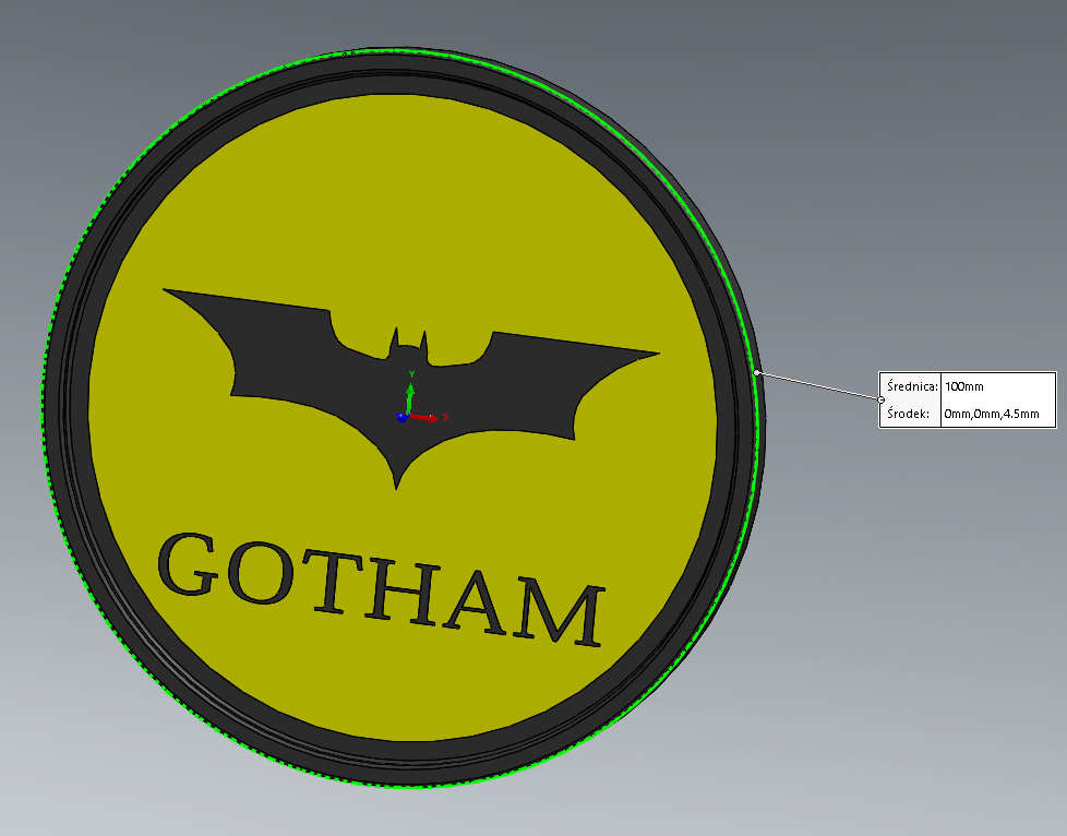 Cup Coaster - Batman/Gotham