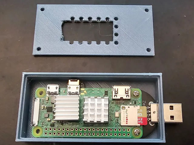 Raspberry Pi Zero 2 W (with Zero Dongle) Case