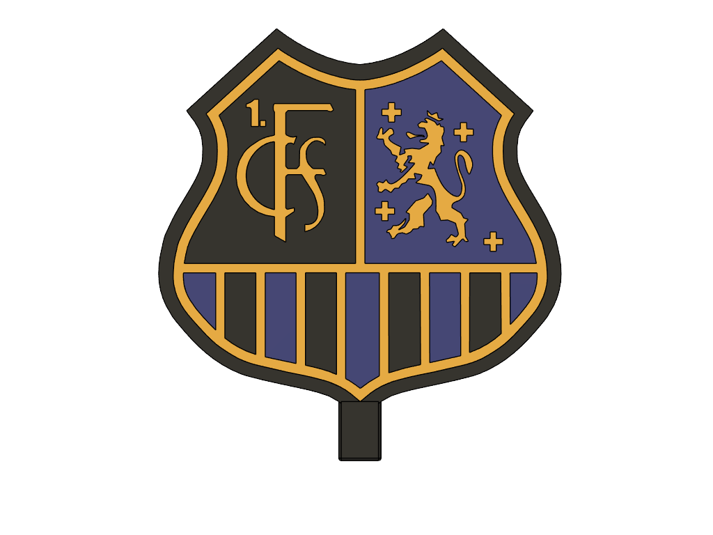 1. FC Saarbrücken Wappen & Skyline – 3D-Druck