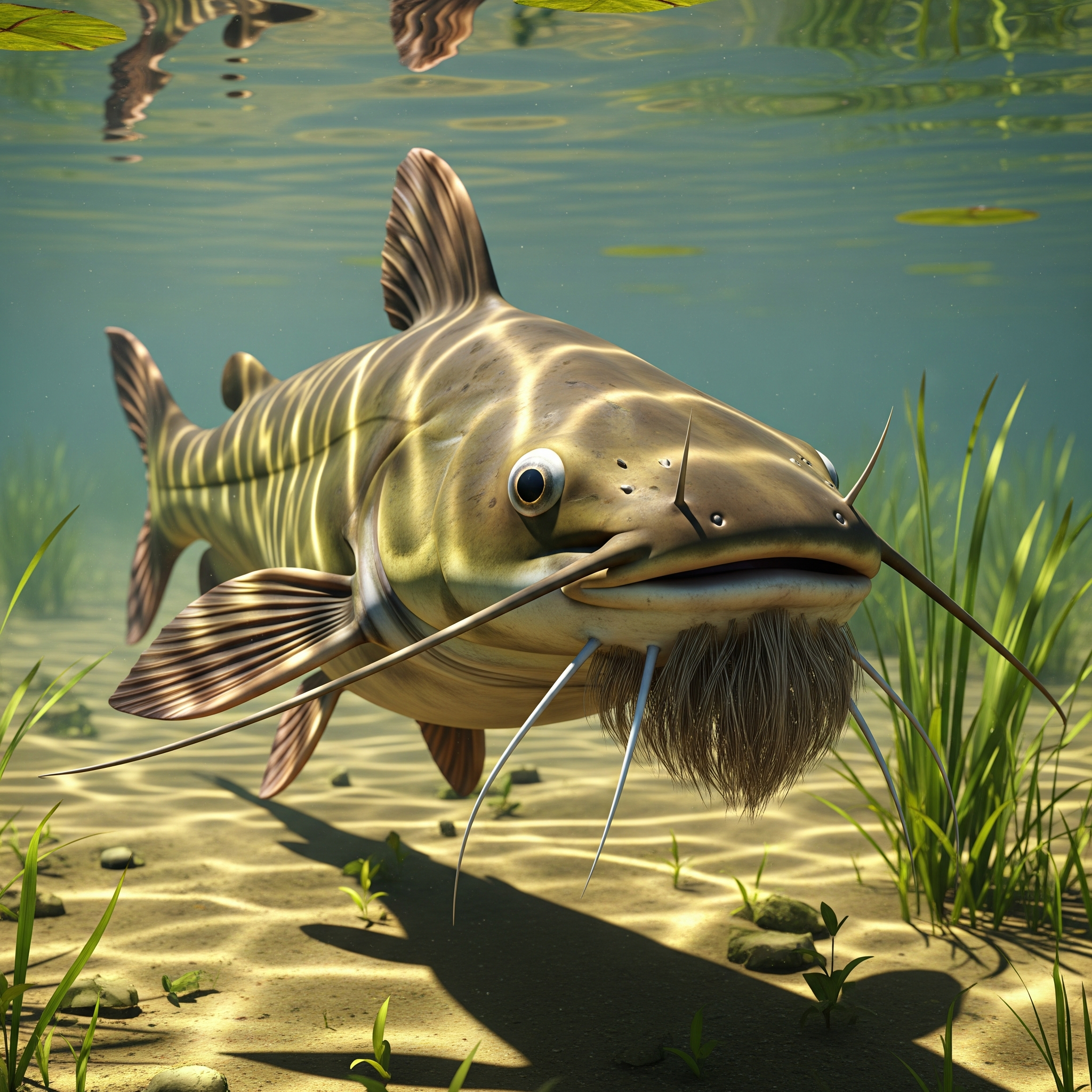 catfish with goatee