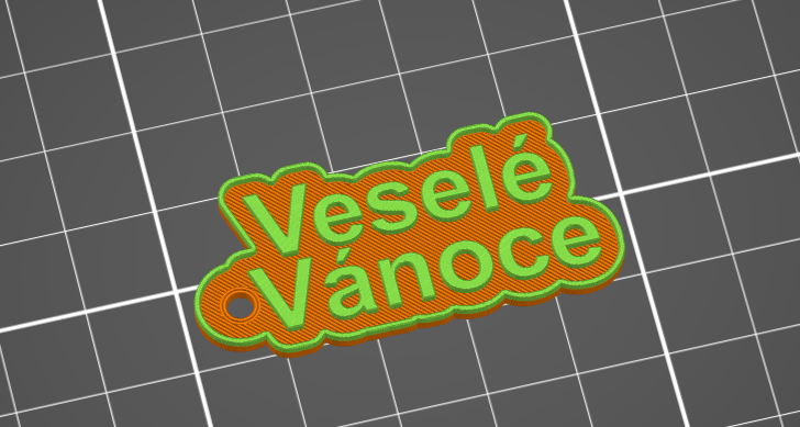 Parametrická klíčenka / Parametric Keychain (OpenSCAD)