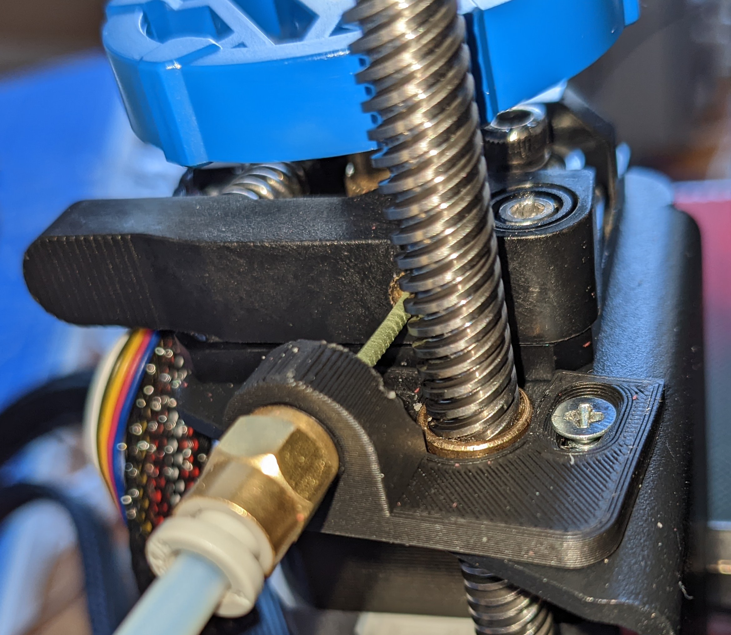 Ender 3 V2 Palette 3 Filament Tube Clip with Fitting Improved by