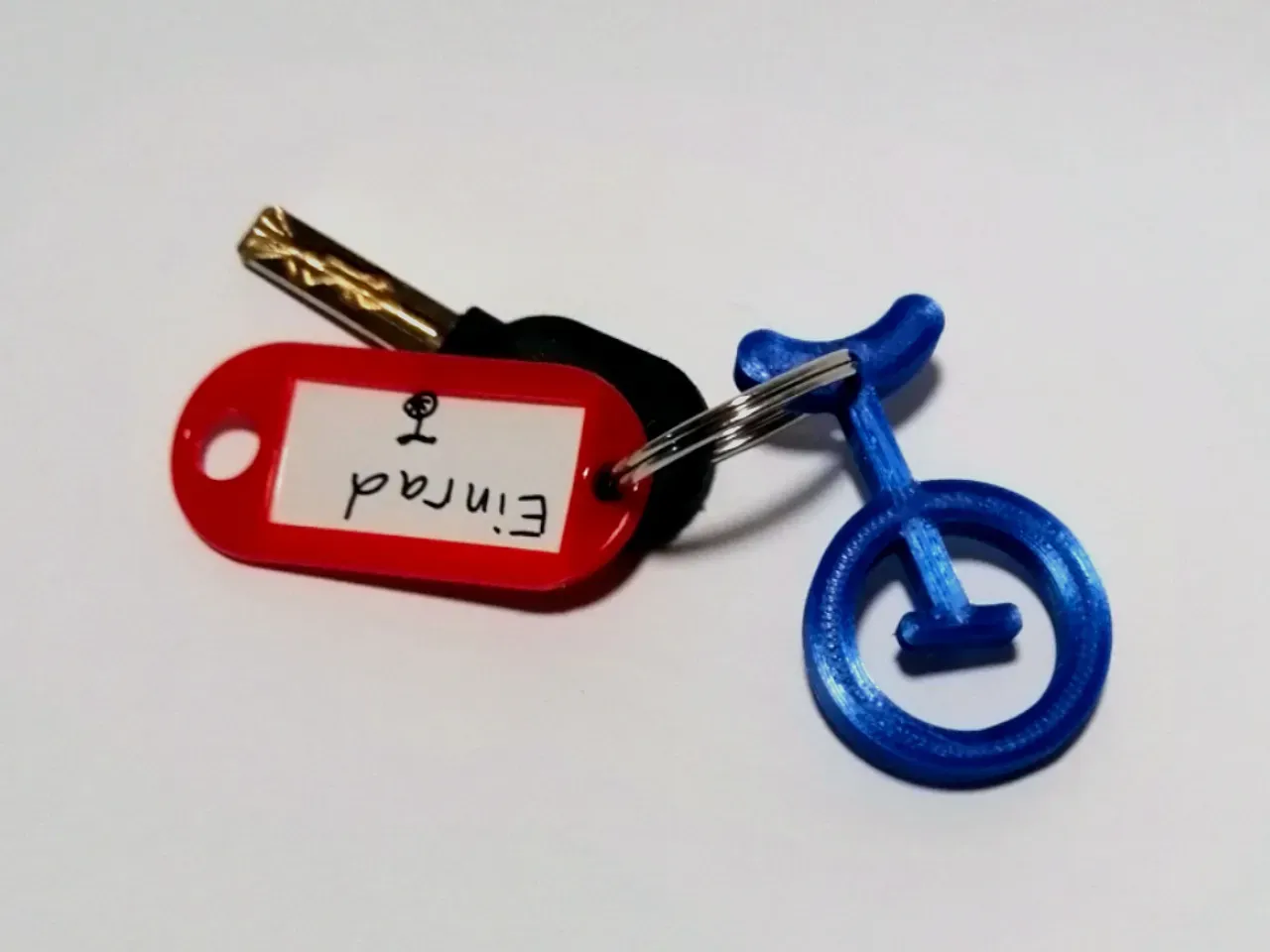 Unicycle keychain by ClarasLittleArtworks | Download free STL model ...
