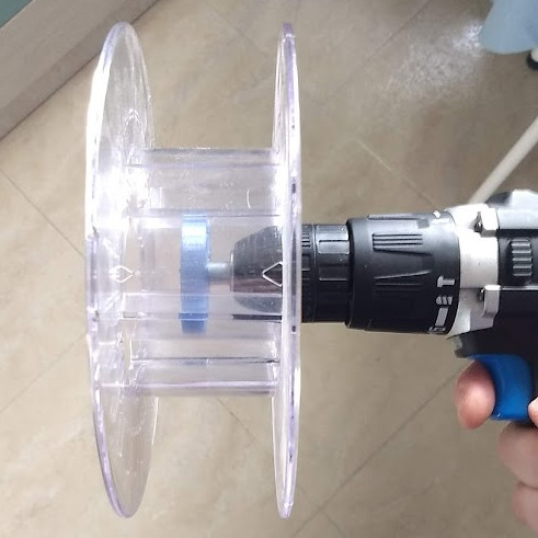 Quick and easy to print Spool Drill Winder