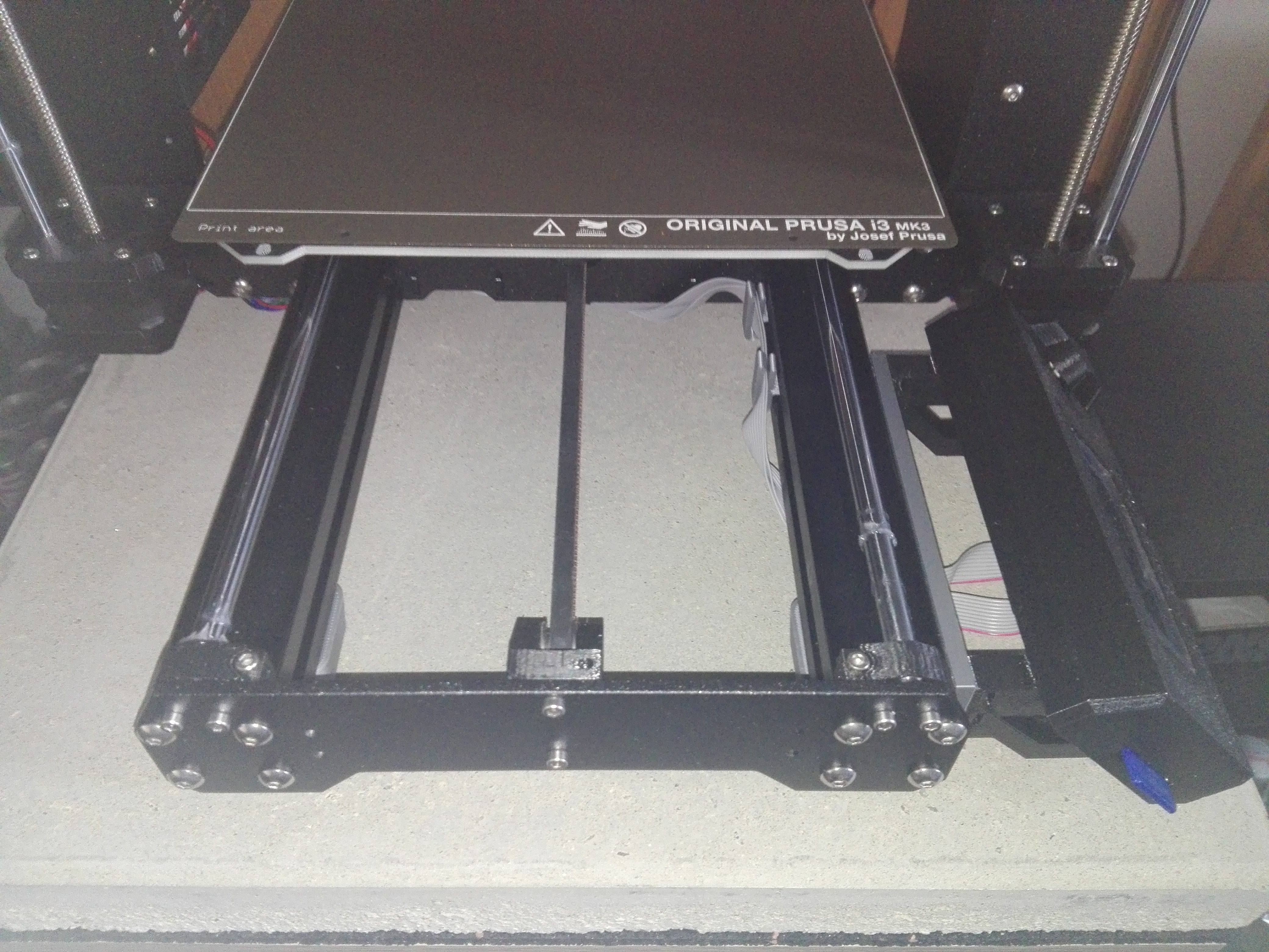 MK3S+ right side LCD mounting bracket