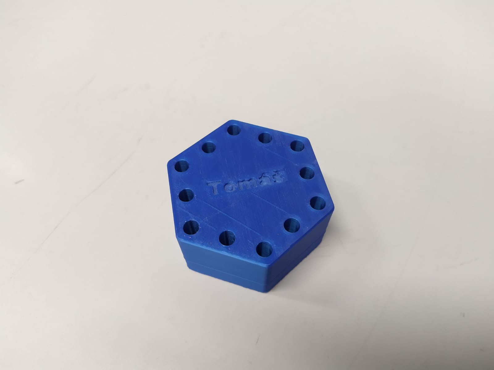 NMR tubes stand with a place for flask by Krokodyl Download free STL