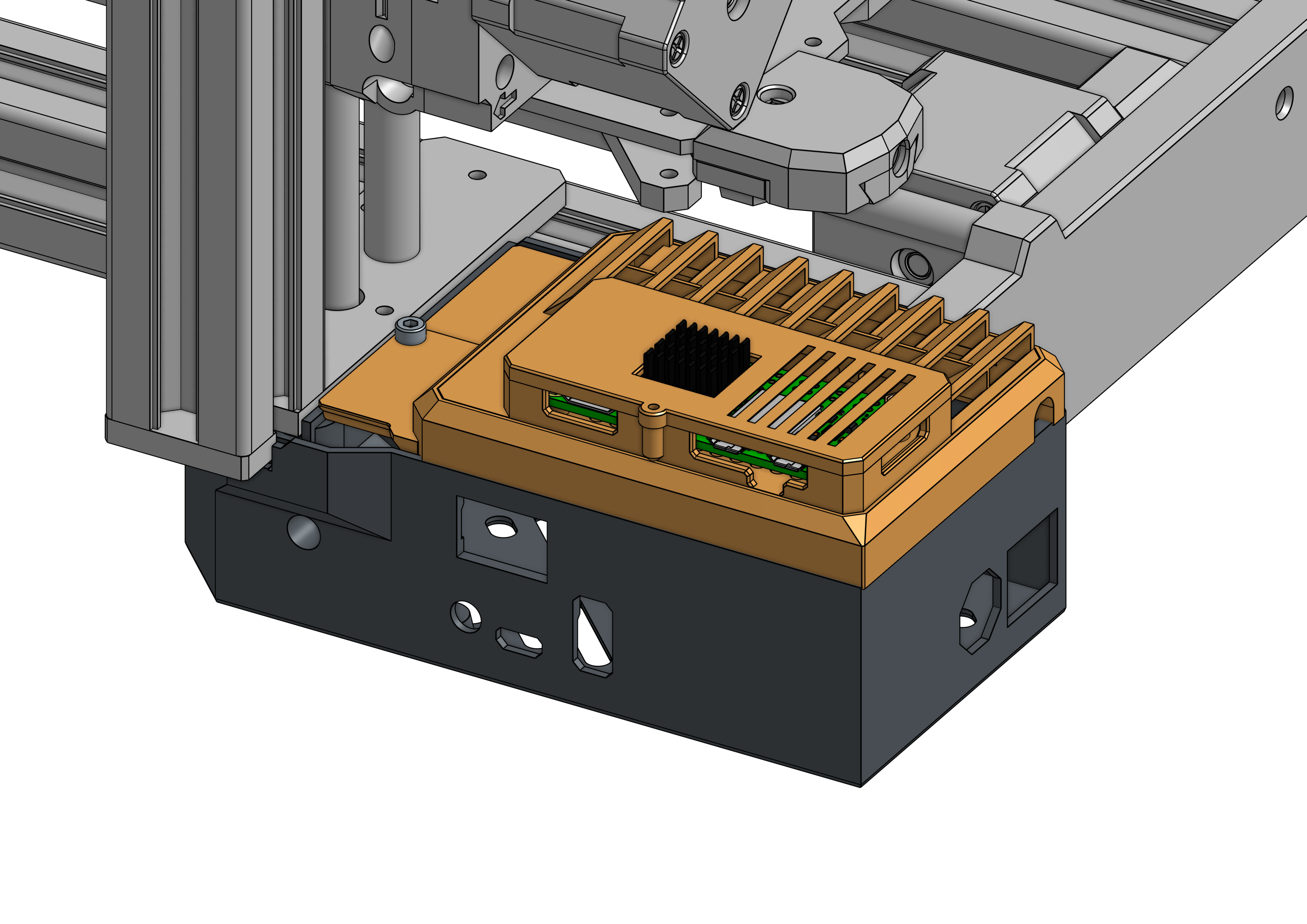 Prusa MINI Z-Top | Electronics Box Lid Raspberry Pi Zero 2 W by 6d6178 ...