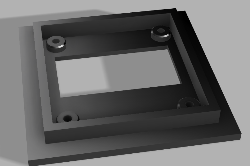 OLED I2C 128x64 Mounting Plate