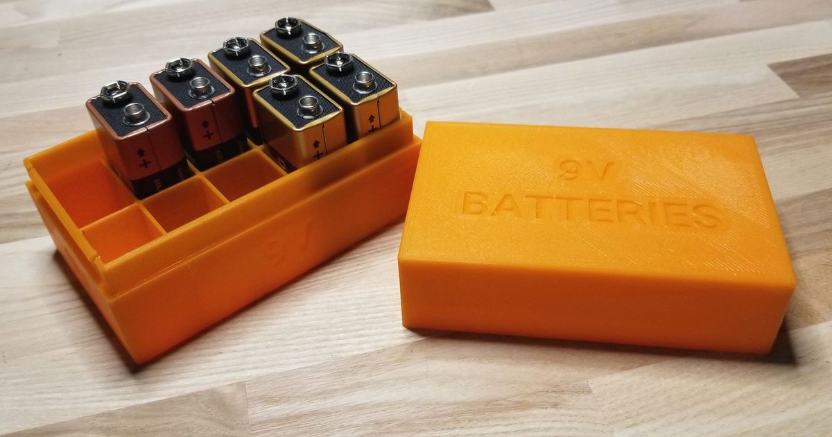 9V Battery Box by Piney29887 | Download free STL model | Printables.com