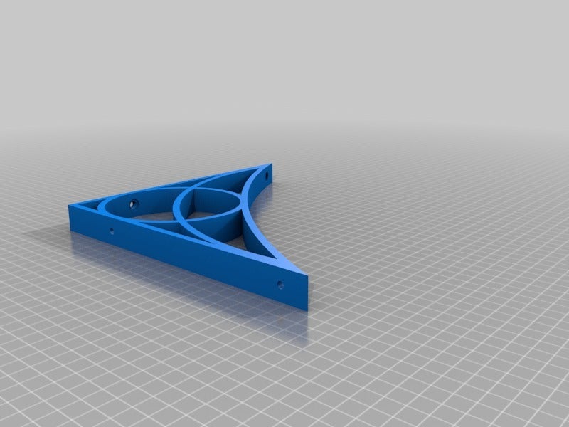 Miniatura 2 do modelo 3D simple shelf bracket
