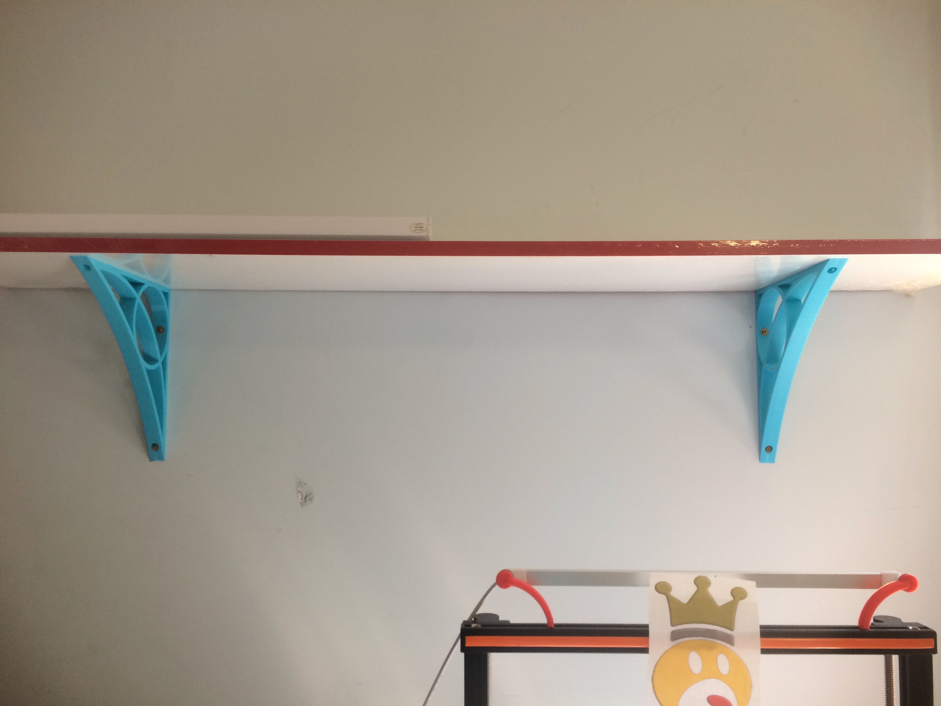 Miniatura 4 do modelo 3D simple shelf bracket