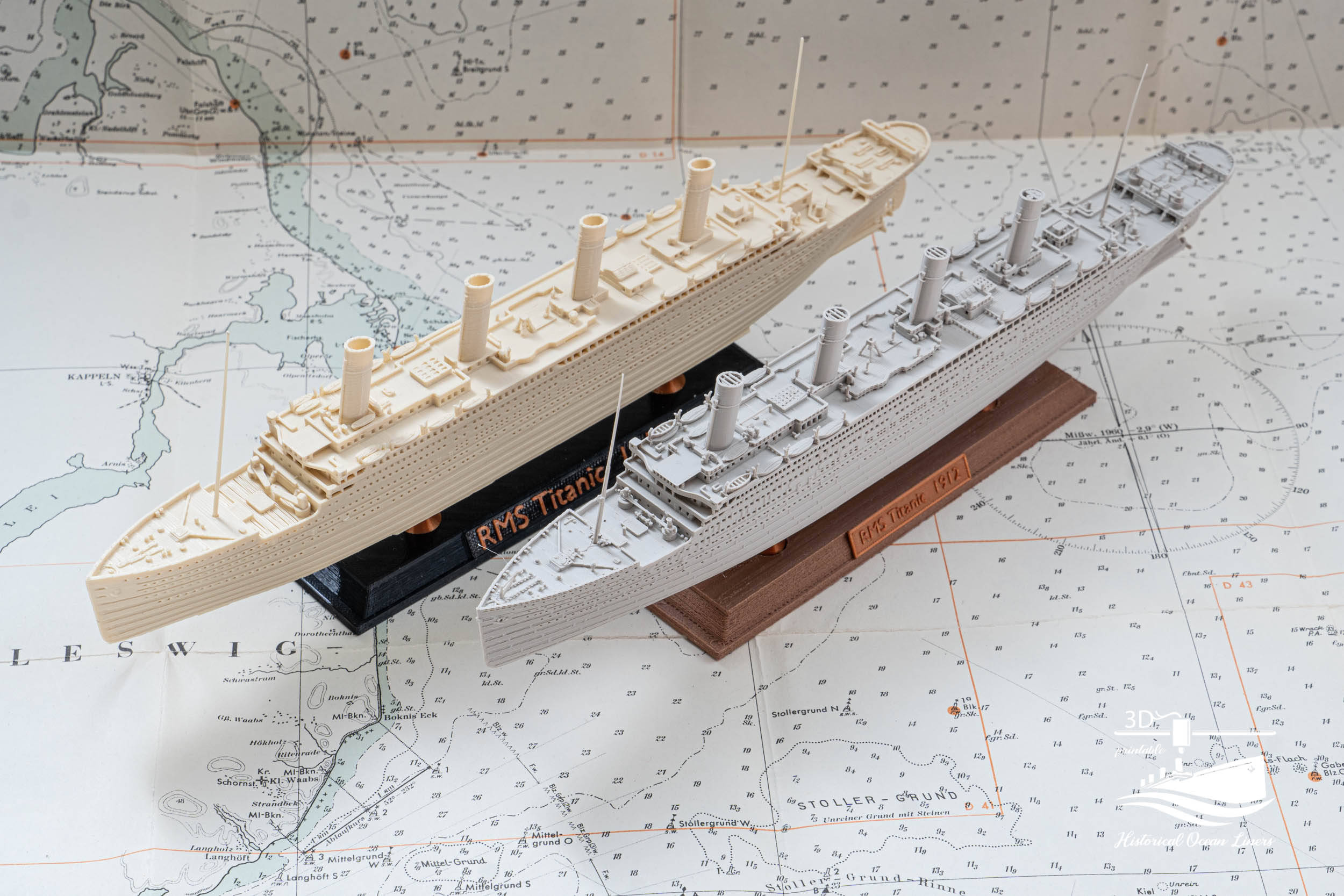 RMS Titanic 1:1000 By Vandragon_de | Download Free STL Model ...