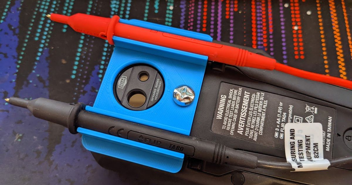 FLIR DM166 Test Lead Holder by SpartanIvy Download free STL model