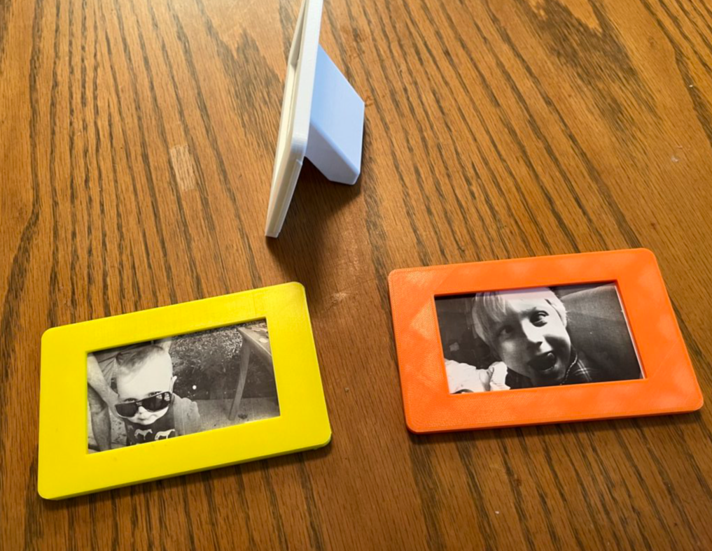 Small Picture Frame for Kids Instant Print Camera