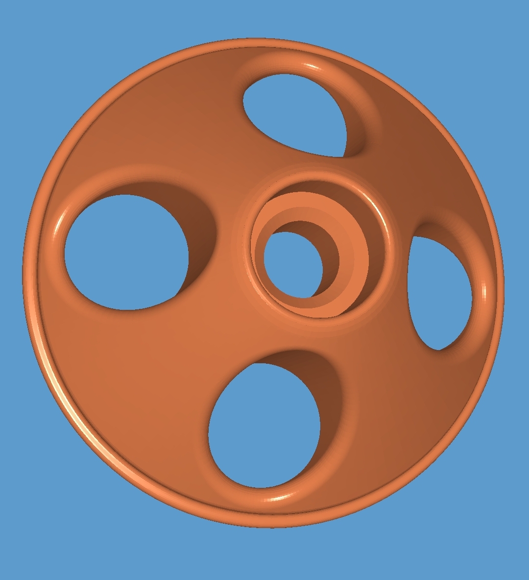 Soporte cónico porta bobinas de filamento impresoras 3D