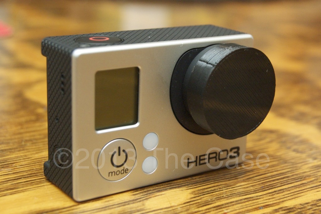 GoPro Hero3 Lens Cap by TheCase Download free STL model