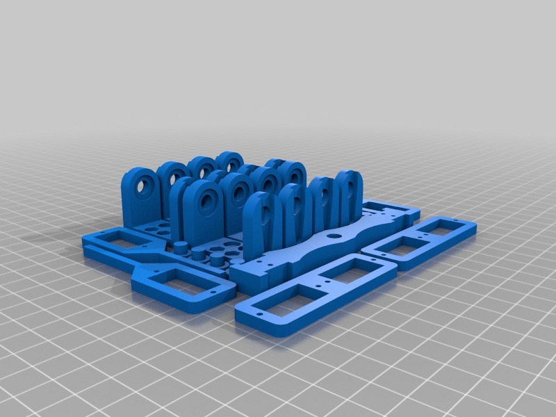 Mini Quadruped optimized for 9G servos by TheCase Download free STL