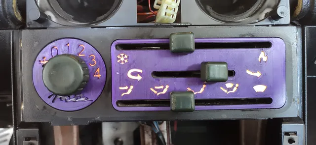Miata HVAC panel