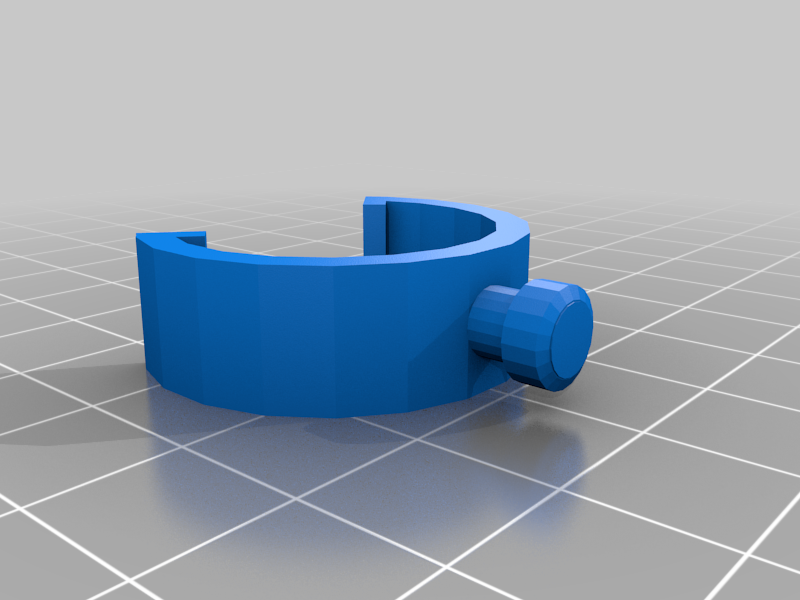Fish tank heater clip by dfredell Download free STL model