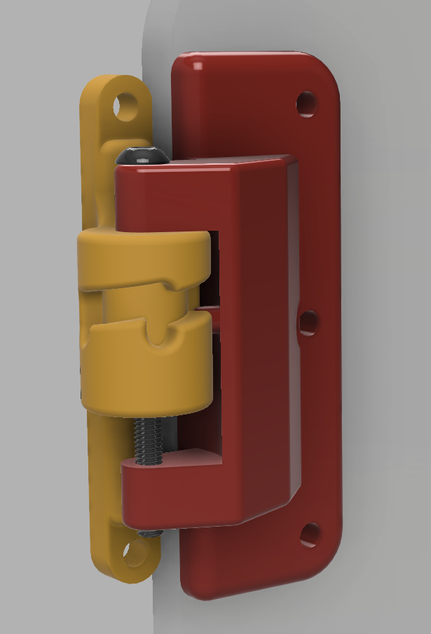 Miniatura 2 do modelo 3D Railcore II Locking Door Hinge
