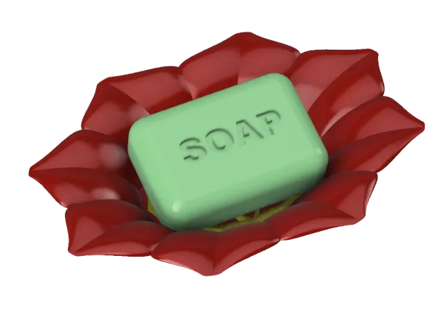 "FLOWER" soap dish
