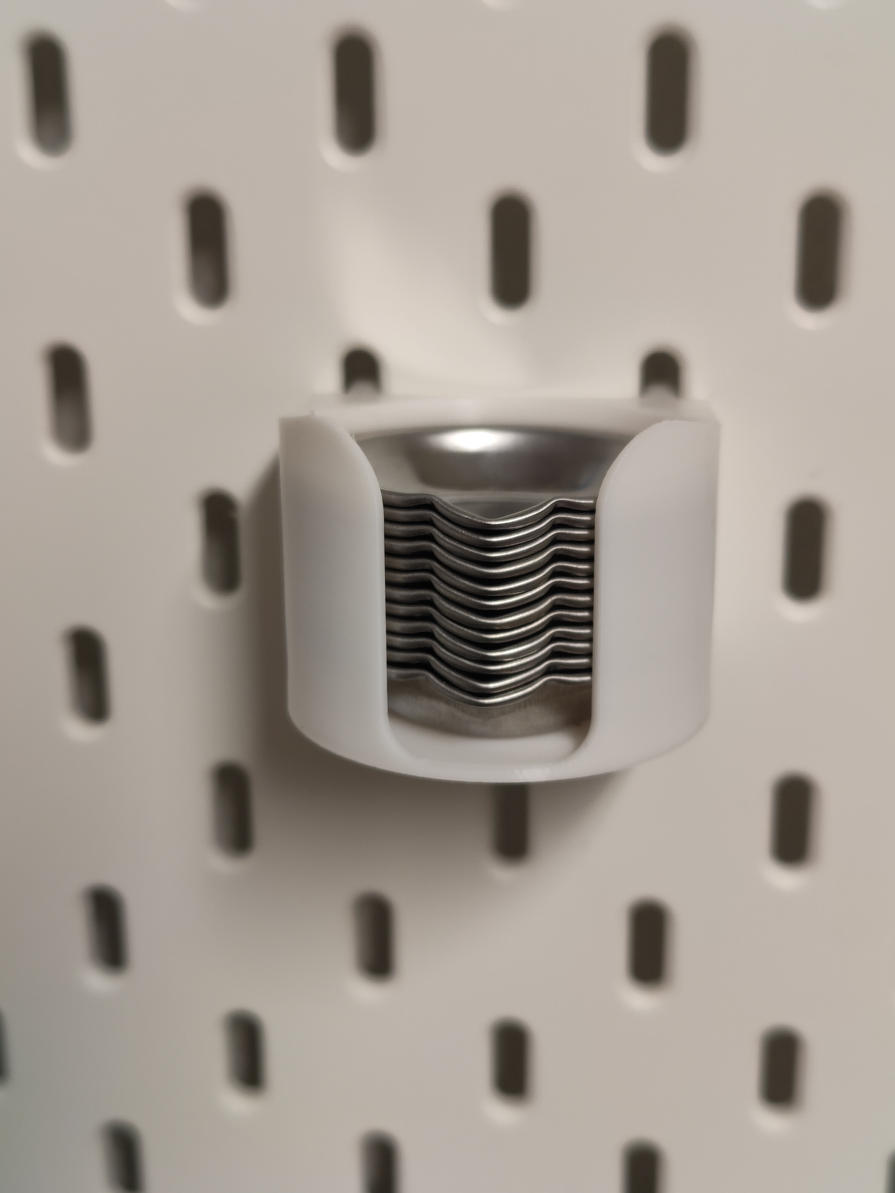 Ikea Skadis round palettes holder