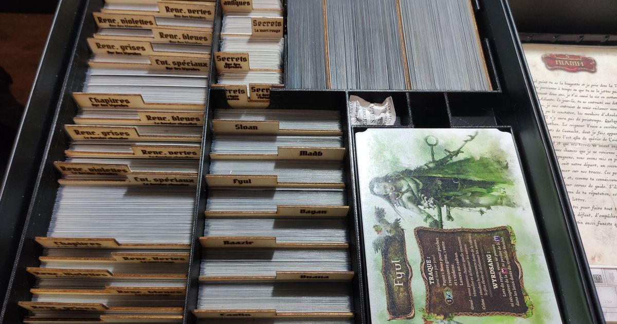 Tainted Grail - insert for expansions by Sacapuces | Download free STL ...