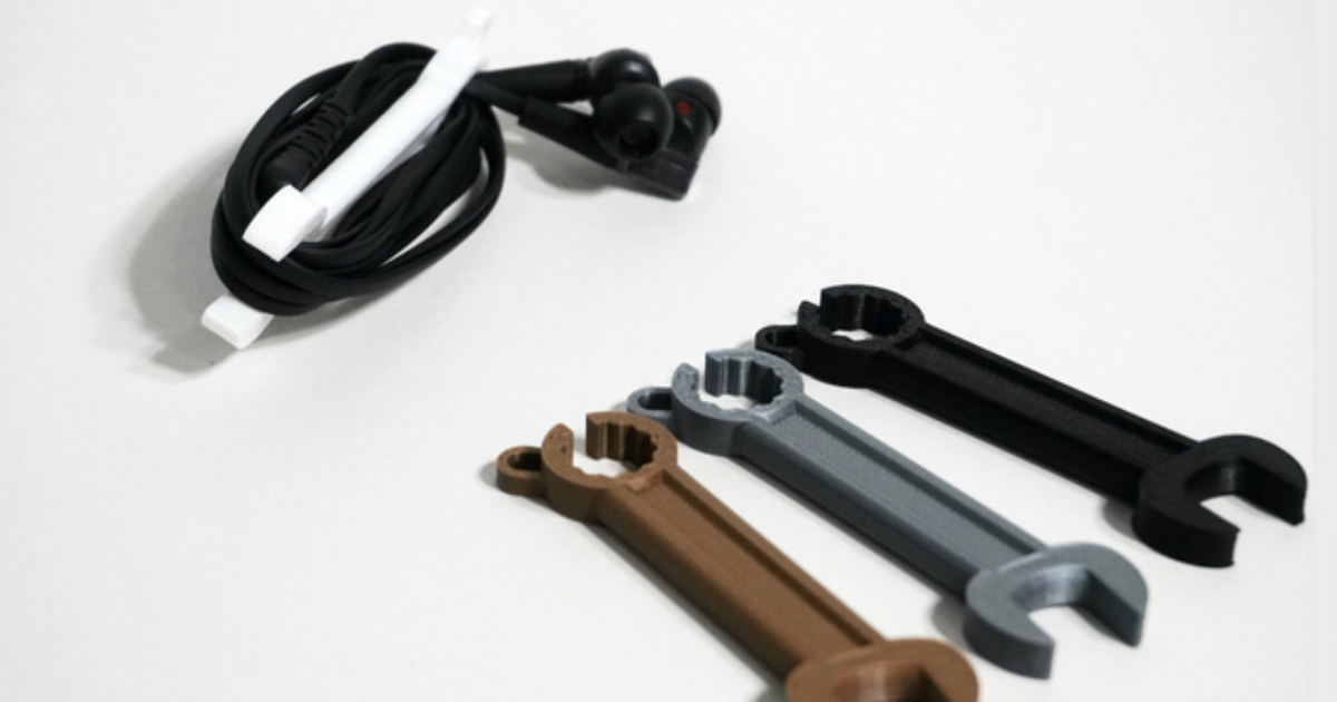 Wrench Earphone Holder by Tosh