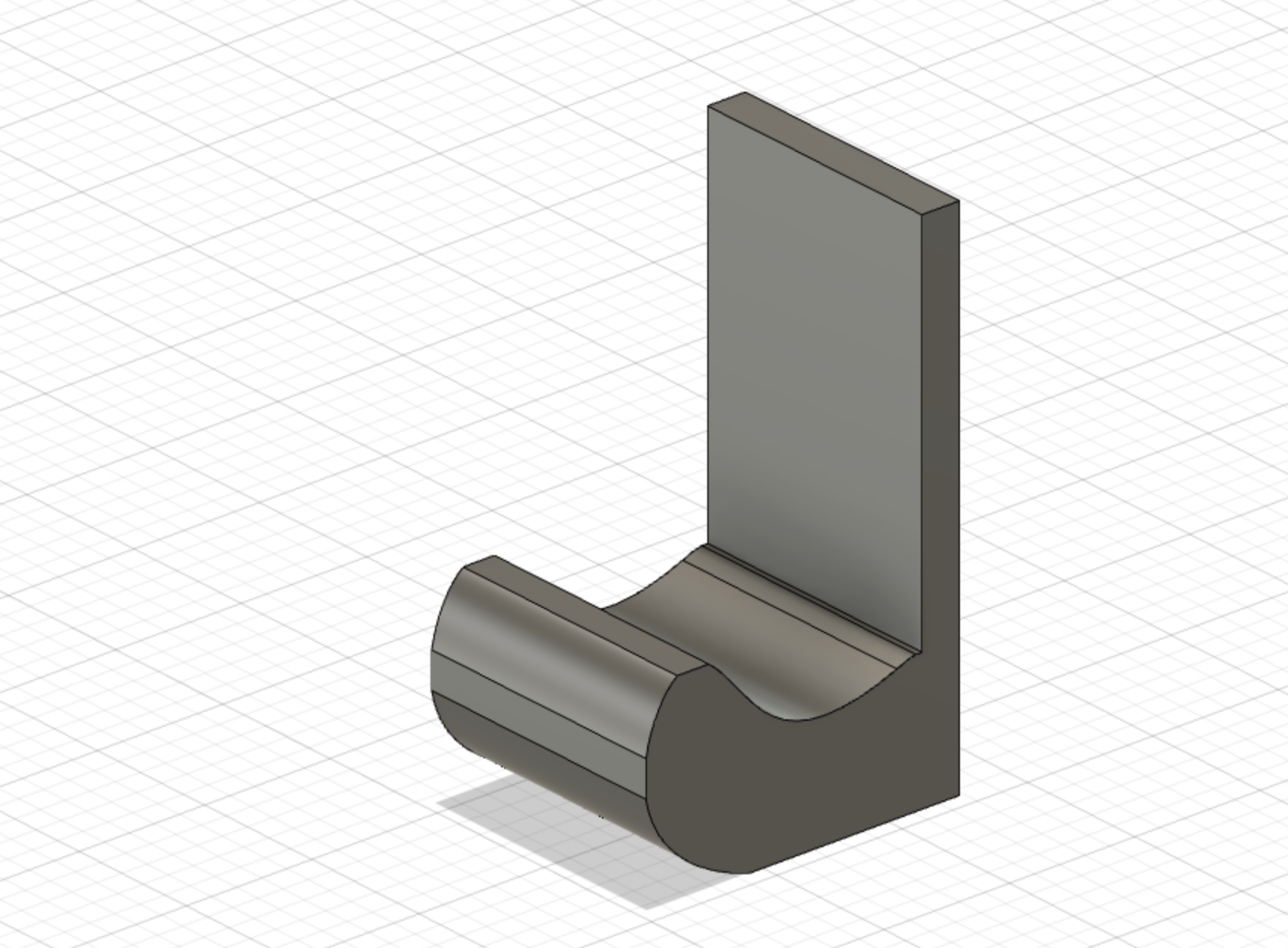 Miniatura 3 do modelo 3D Small wall hook