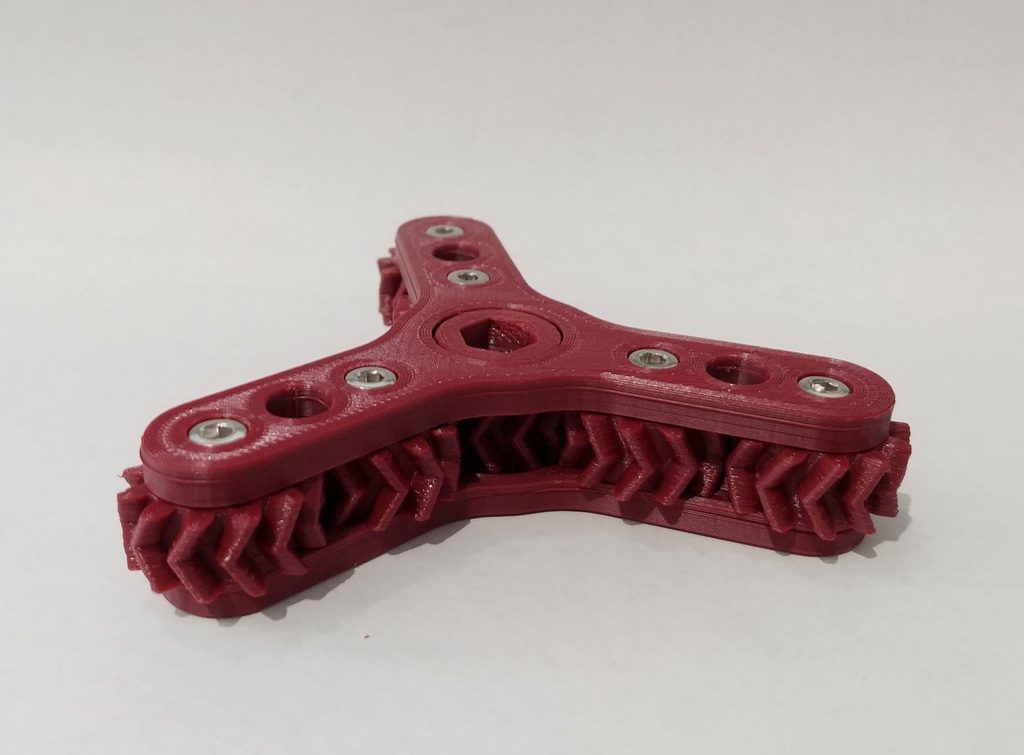 Herringbone Gear Fidget Spinner
