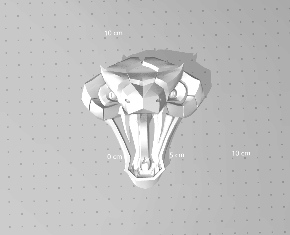 Miniatura 2 do modelo 3D Witcher Viper School Medallion