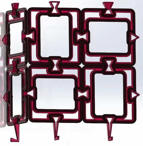 Interlocking Modular Picture Frame