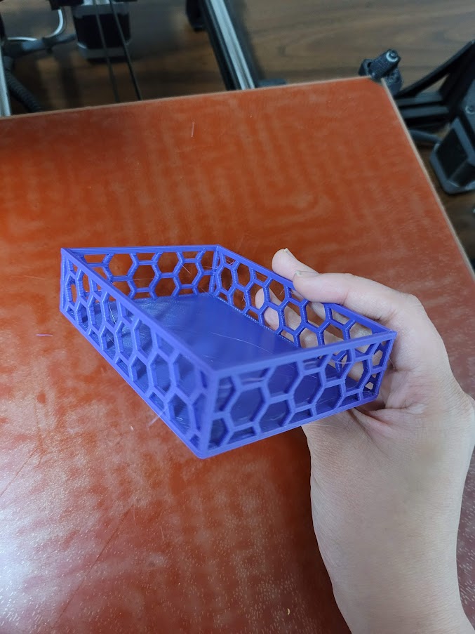 Miniatura 5 do modelo 3D Hexagon Pattern Soap Dish