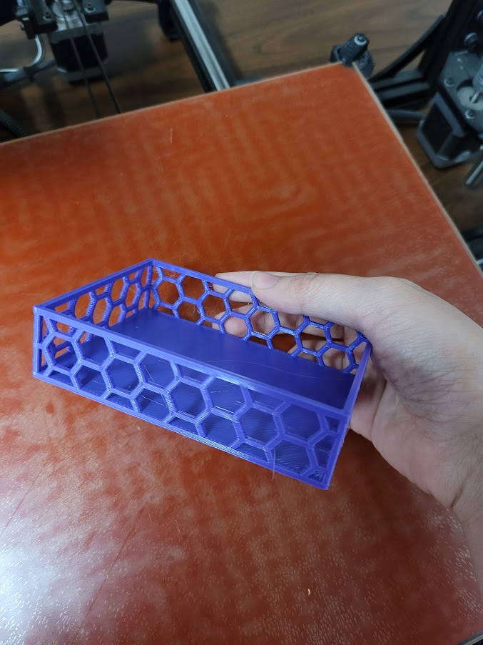 Miniatura 6 do modelo 3D Hexagon Pattern Soap Dish