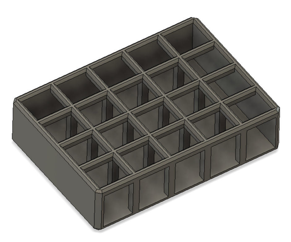 Print-in-place soap dish with drainage