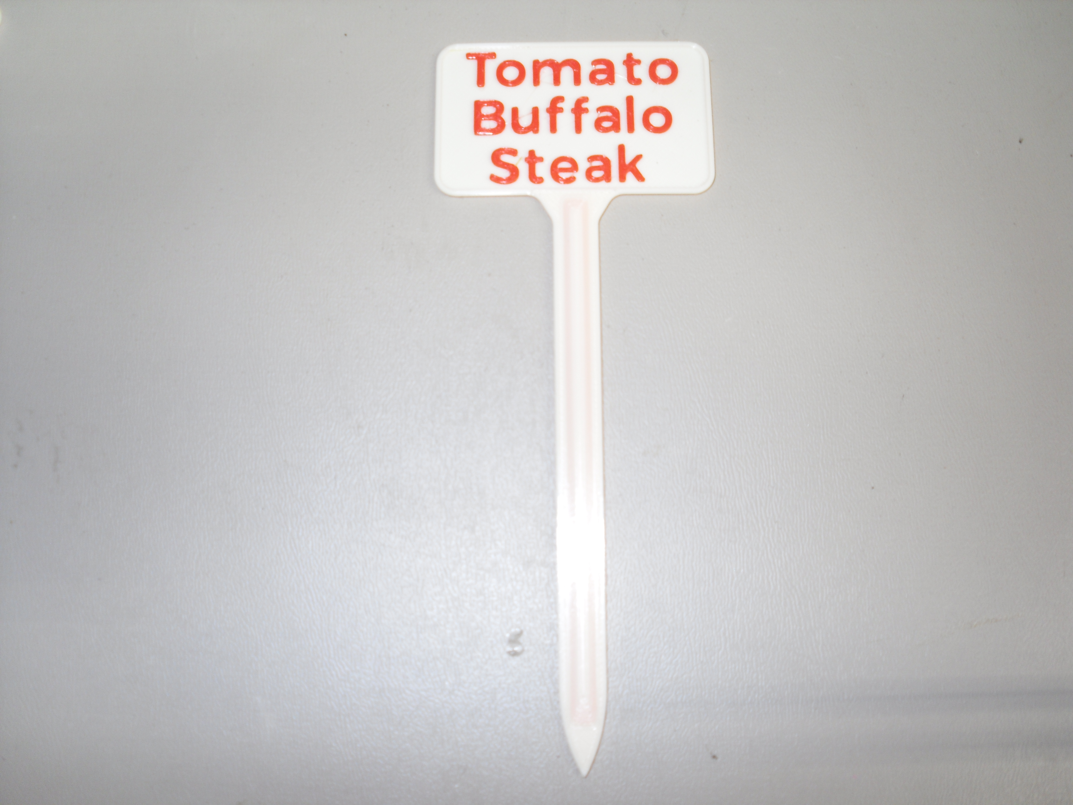 Plant Label Tomato Buffalo Steak