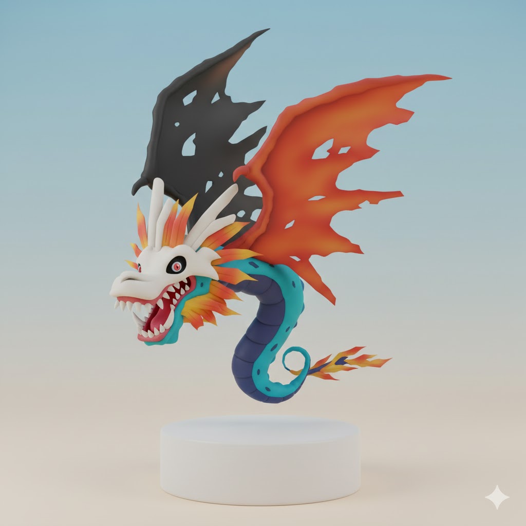 Airdramon Digimon Creature Model