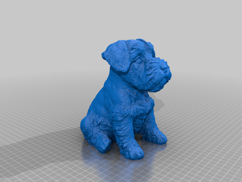 Miniatura 2 do modelo 3D Mini Schnauzer