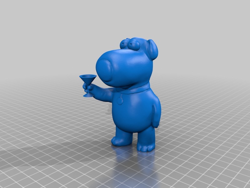 Miniatura 2 do modelo 3D Brian Griffin