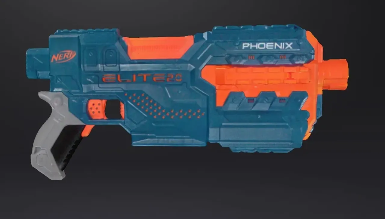 Nerf Elite 2.0 Phoenix 3D scan by Vinos, Download free STL model