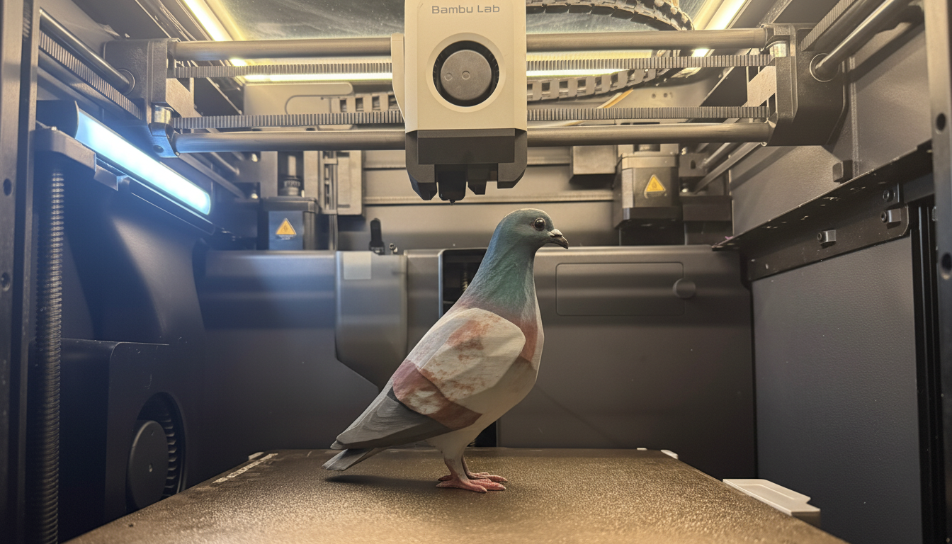 Low Poly Pigeon