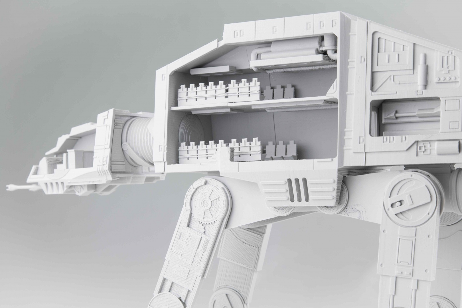 Detailed AT-AT from Star Wars Scale 1:75 by Kirby Downey | Download ...