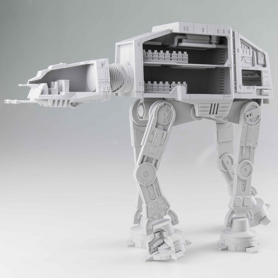Detailed AT-AT from Star Wars Scale 1:75 by Kirby Downey | Download ...