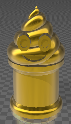 Poop Emoji Trophy