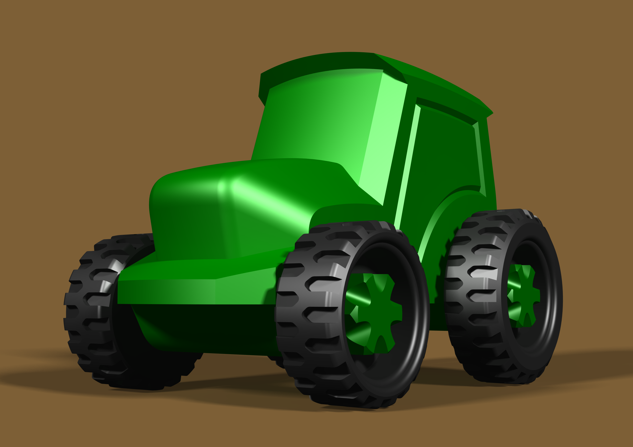 Miniatura 2 do modelo 3D Little pit stop - tractor